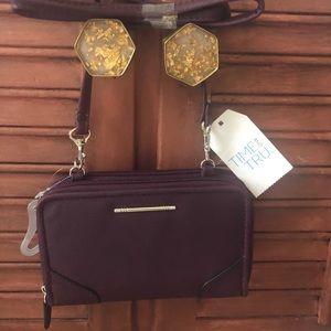 Cross body wallet purse